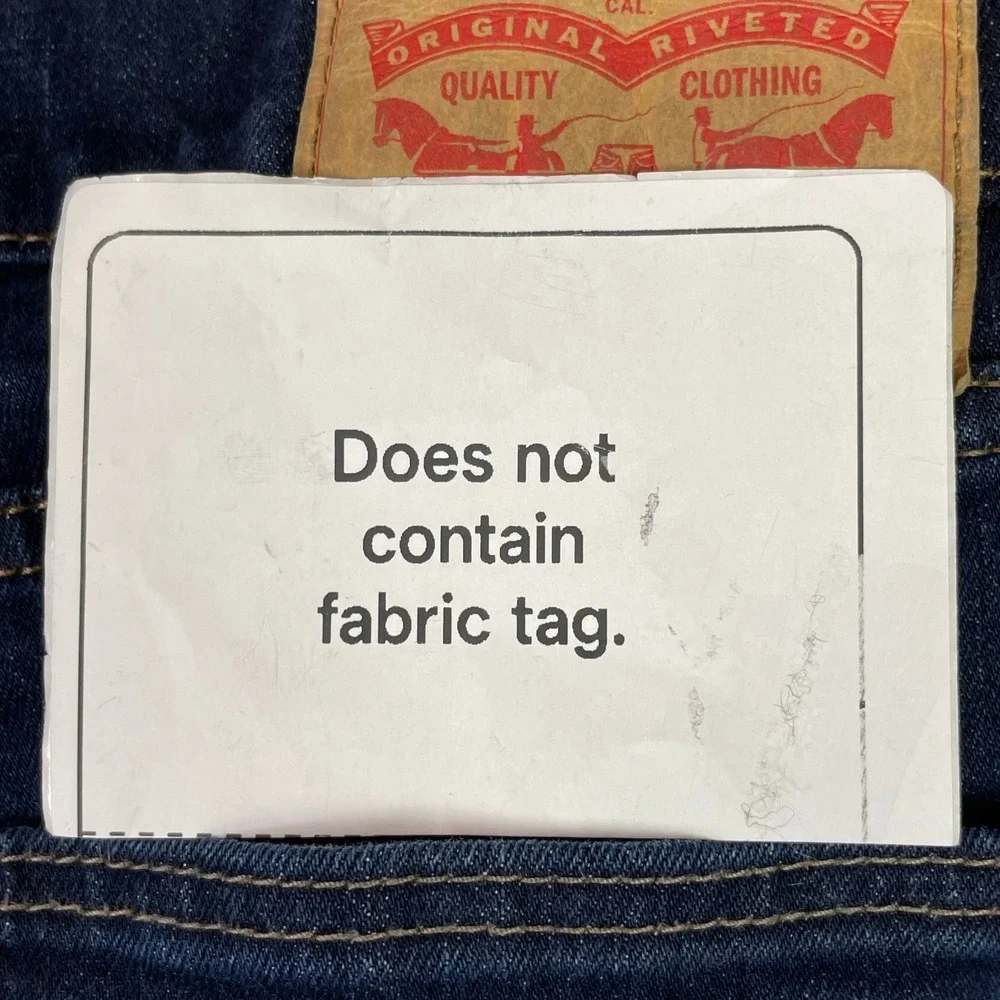 Levi's 511 Slim Fit Jeans Mens 36x27 Dark Wash Blue Denim Stretch Casual Pant